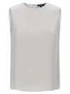Theory Straight Shell Tank Top In White