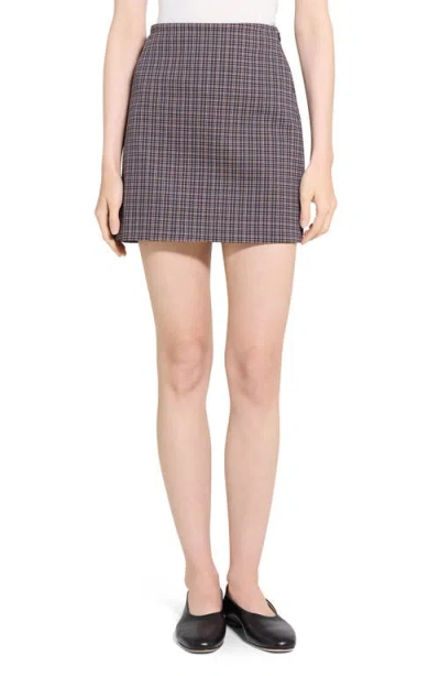THEORY THEORY SIMPLE KNIT A-LINE MINISKIRT