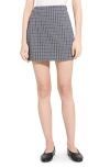 Theory Simple Knit A-line Miniskit In Blue