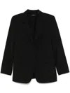Theory Single-breasted Blazer In Black