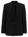 Theory Single-breasted Blazer Blazer And Suits In Black