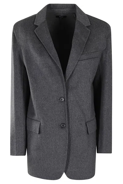 THEORY SINGLE-BREASTED TAILORED BLAZER