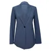 Theory Single-breasted Blazer In Navy Blue Wool In Multi