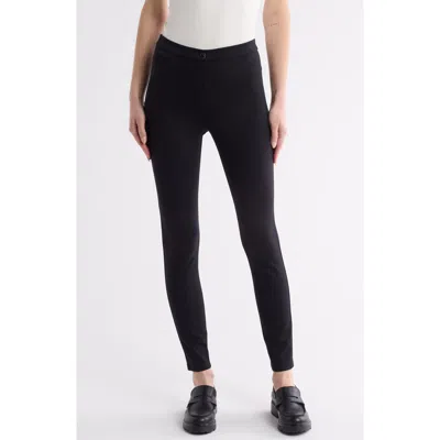 Theory Skinny Fit Pants In Black