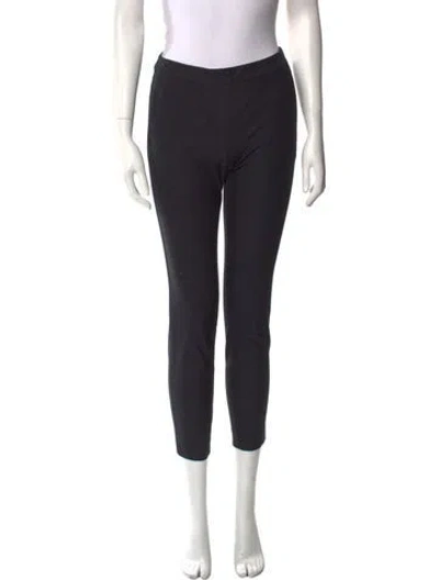 Pre-owned Theory Skinny Leg Pants In Black