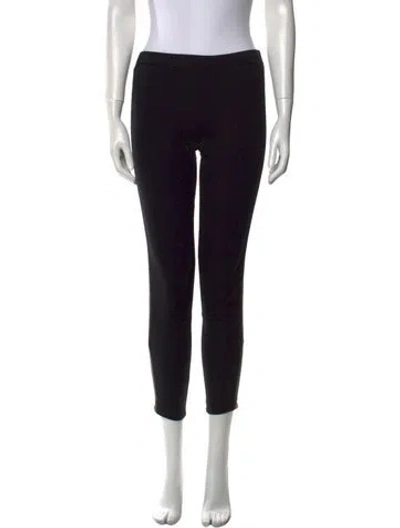Pre-owned Theory Skinny Leg Pants In Black