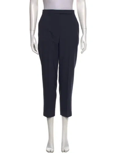 Pre-owned Theory Skinny Leg Pants In Blue