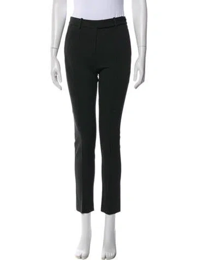 Pre-owned Theory Skinny Leg Pants In Gray