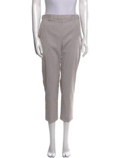Pre-owned Theory Skinny Leg Pants W/ Tags In Brown