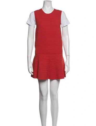 Pre-owned Theory Skirt Set In Red