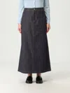 Theory Blue Denim Skirt