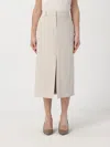 THEORY SKIRT THEORY WOMAN COLOR CREAM,409037078