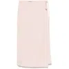 Theory Wrap-design Midi Skirt In Multicolor