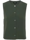 Theory Topwear In F5j Dark Olive