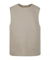 Theory Shell Top In Silk Georgette In Nude