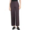 Theory Sleek Flannel Straight Classic Pants In Brown