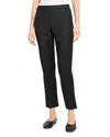 Theory Sleek Flannel Treeca Pull-on Pants In Black