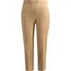 Theory Sleek Flannel Treeca Pull-on Pants In Gold