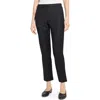 Theory Sleek Flannel Treeca Pull-on Pants In Black - 001