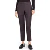 Theory Sleek Flannel Treeca Pull-on Pants In Cacao - Daj