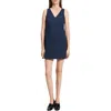 Theory Sleeveless A-line Minidress In Bright Navy