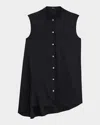Theory Sleeveless Asymmetric Draped Tunic
