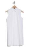 Theory Sleeveless Bib Polo Dress In White