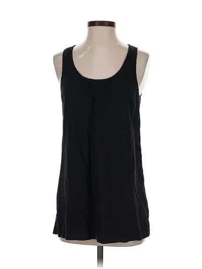 Pre-owned Theory Sleeveless Blouse In Black