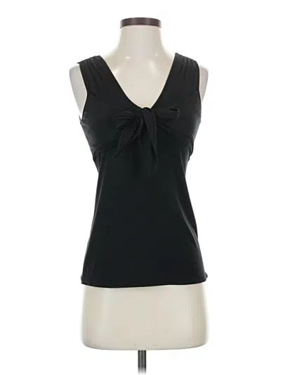 Pre-owned Theory Sleeveless Blouse In Black