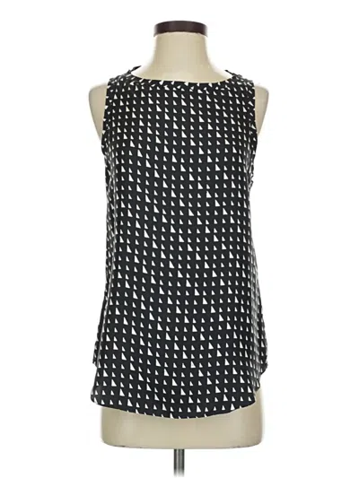 Pre-owned Theory Sleeveless Blouse In Black