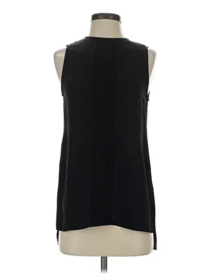 Pre-owned Theory Sleeveless Blouse In Black
