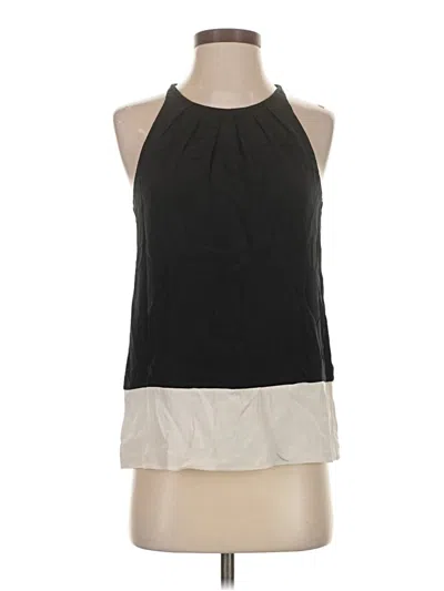 Pre-owned Theory Sleeveless Blouse In Black