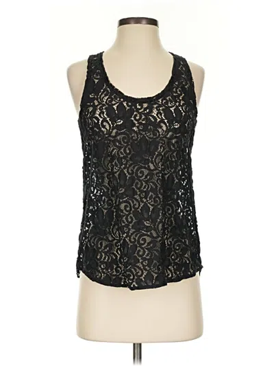 Pre-owned Theory Sleeveless Blouse In Black