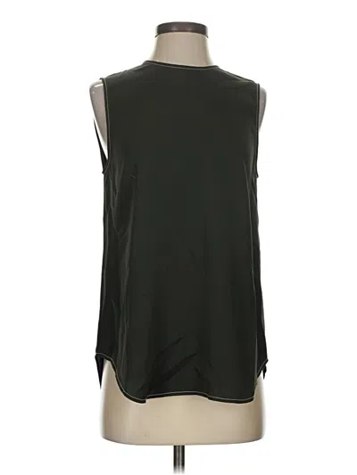 Pre-owned Theory Sleeveless Blouse In Black