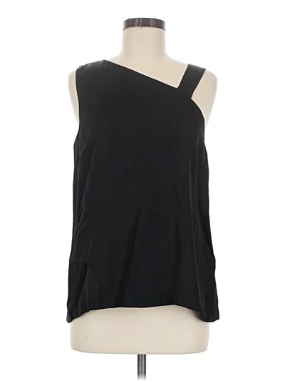 Pre-owned Theory Sleeveless Blouse In Black