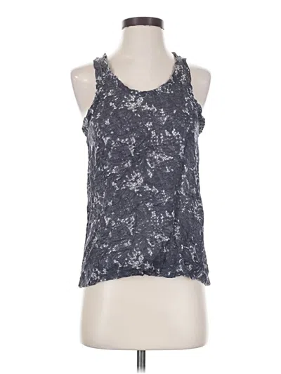 Pre-owned Theory Sleeveless Blouse In Gray