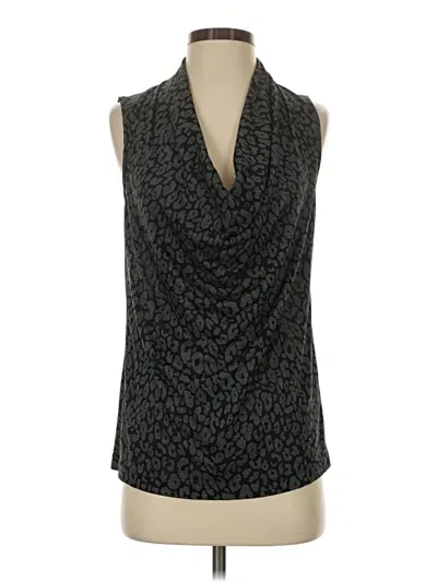 Pre-owned Theory Sleeveless Blouse In Gray