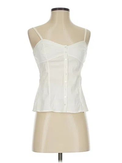 Pre-owned Theory Sleeveless Blouse In Ivory