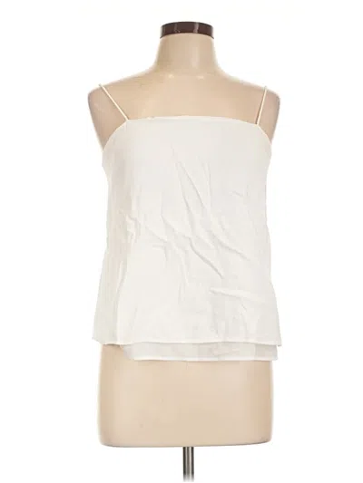 Pre-owned Theory Sleeveless Blouse In Ivory