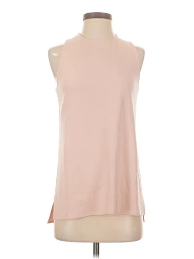 Pre-owned Theory Sleeveless Blouse In Pink
