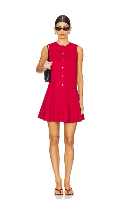 THEORY SLEEVELESS BUTTON DOWN MINI DRESS