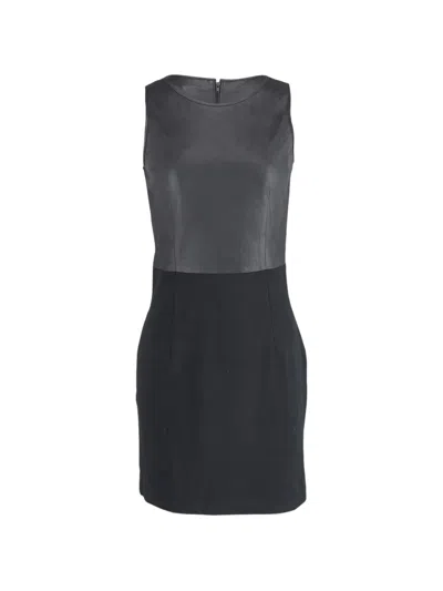 Pre-owned Theory Sleeveless Dress In Black