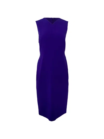 Pre-owned Theory Sleeveless Dress In Purple