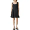 Theory Flared Square Neck Mini Dress