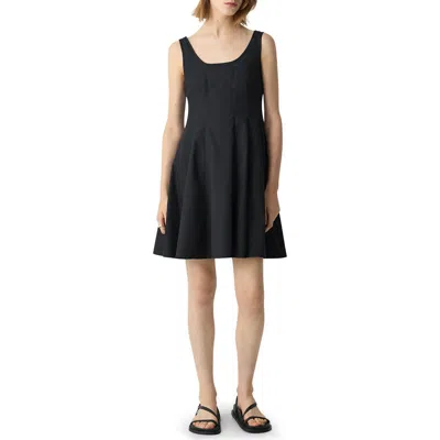 THEORY THEORY SLEEVELESS FIT & FLARE DRESS