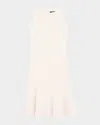 Theory Sleeveless Mermaid Midi Dress In Rice