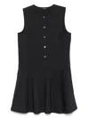 Theory Blue Sleeveless Mini Dress In Blue