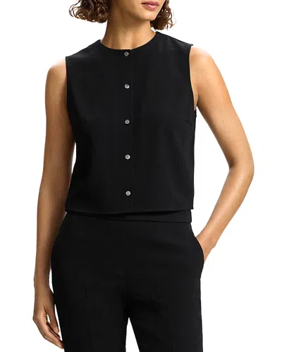 Theory Sleeveless Shell In Black