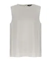 Theory Straight Shell Tank Top In White