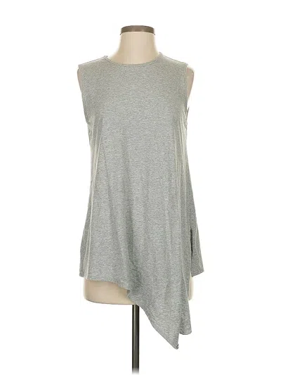 Pre-owned Theory Sleeveless T-shirt In Gray